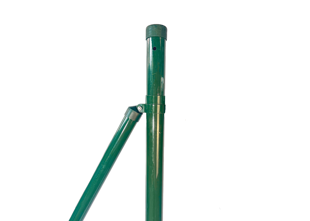 Endgarnitur grün, DM 50 mm, für Gitterhöhe 1,00m, 1,25m, 1,50m